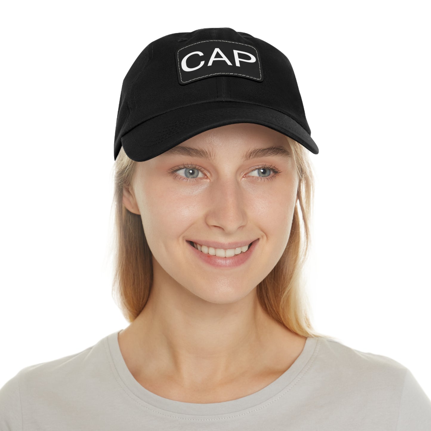 "CAP" Cap with Leather Patch