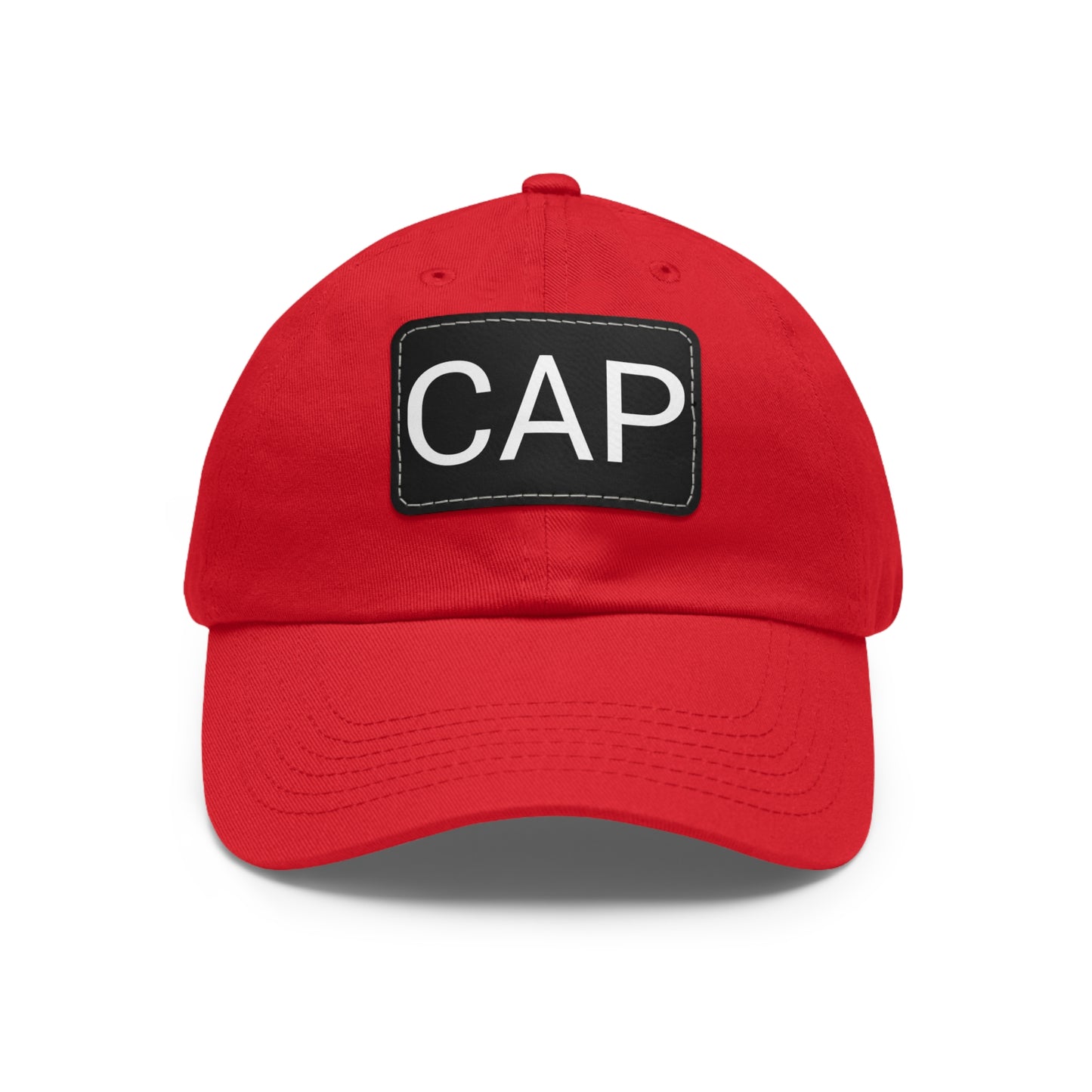 "CAP" Cap with Leather Patch
