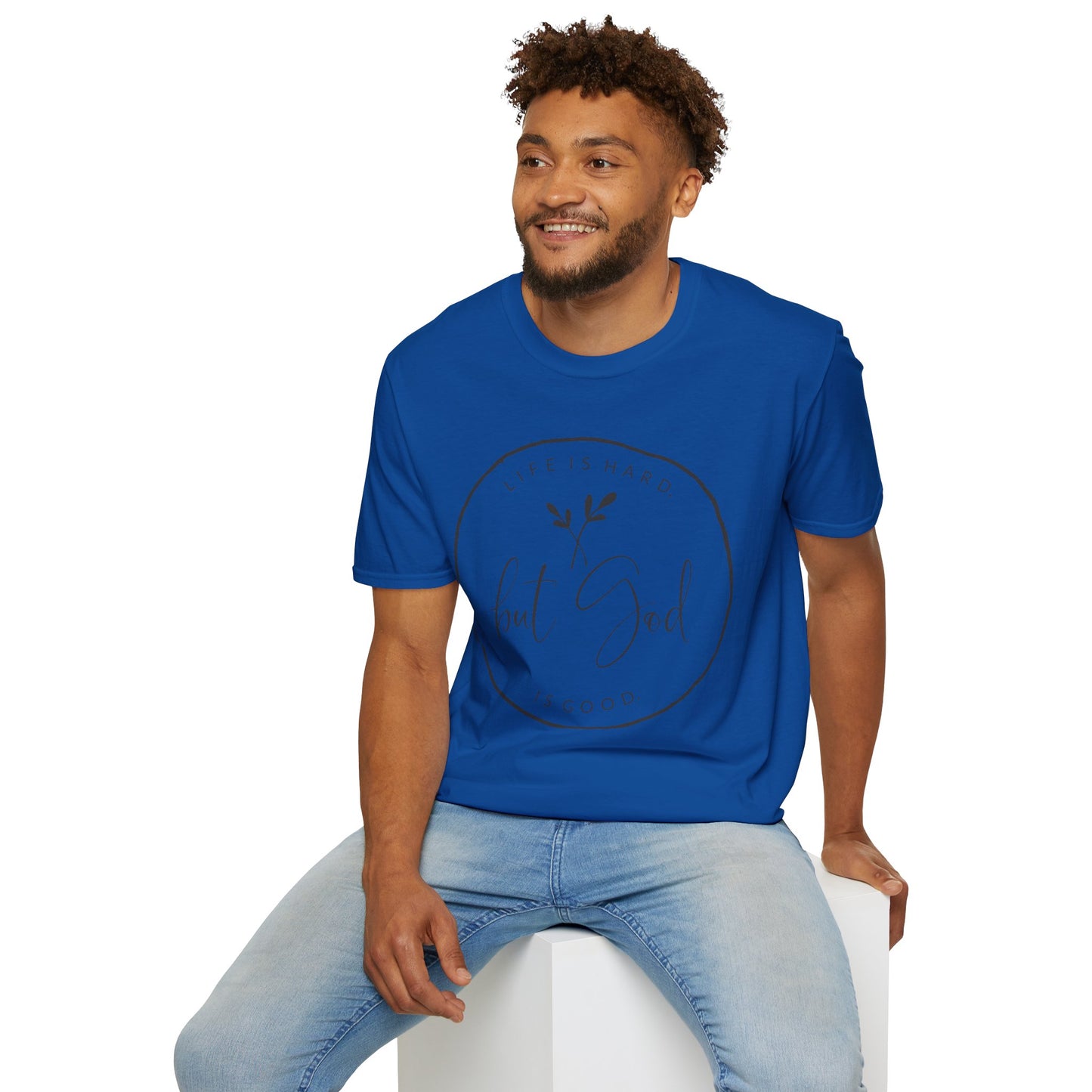 "But God" Softstyle T-Shirt