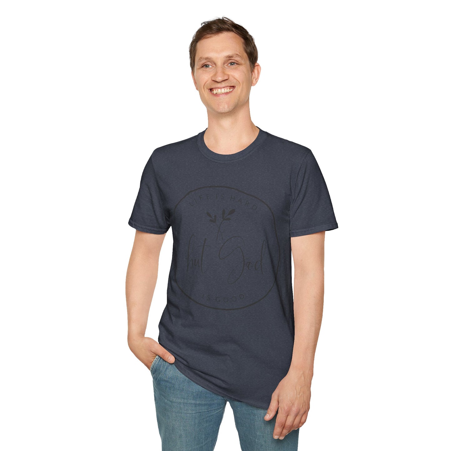 "But God" Softstyle T-Shirt