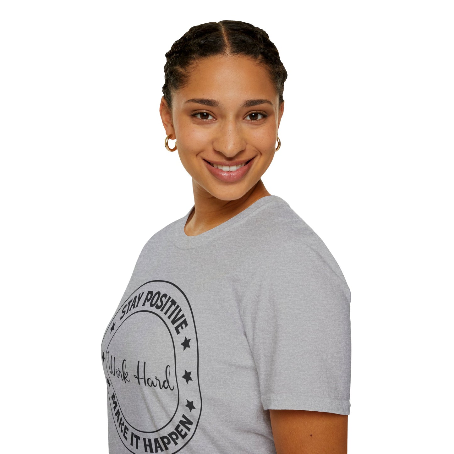 "'Work Hard" Softstyle T-Shirt