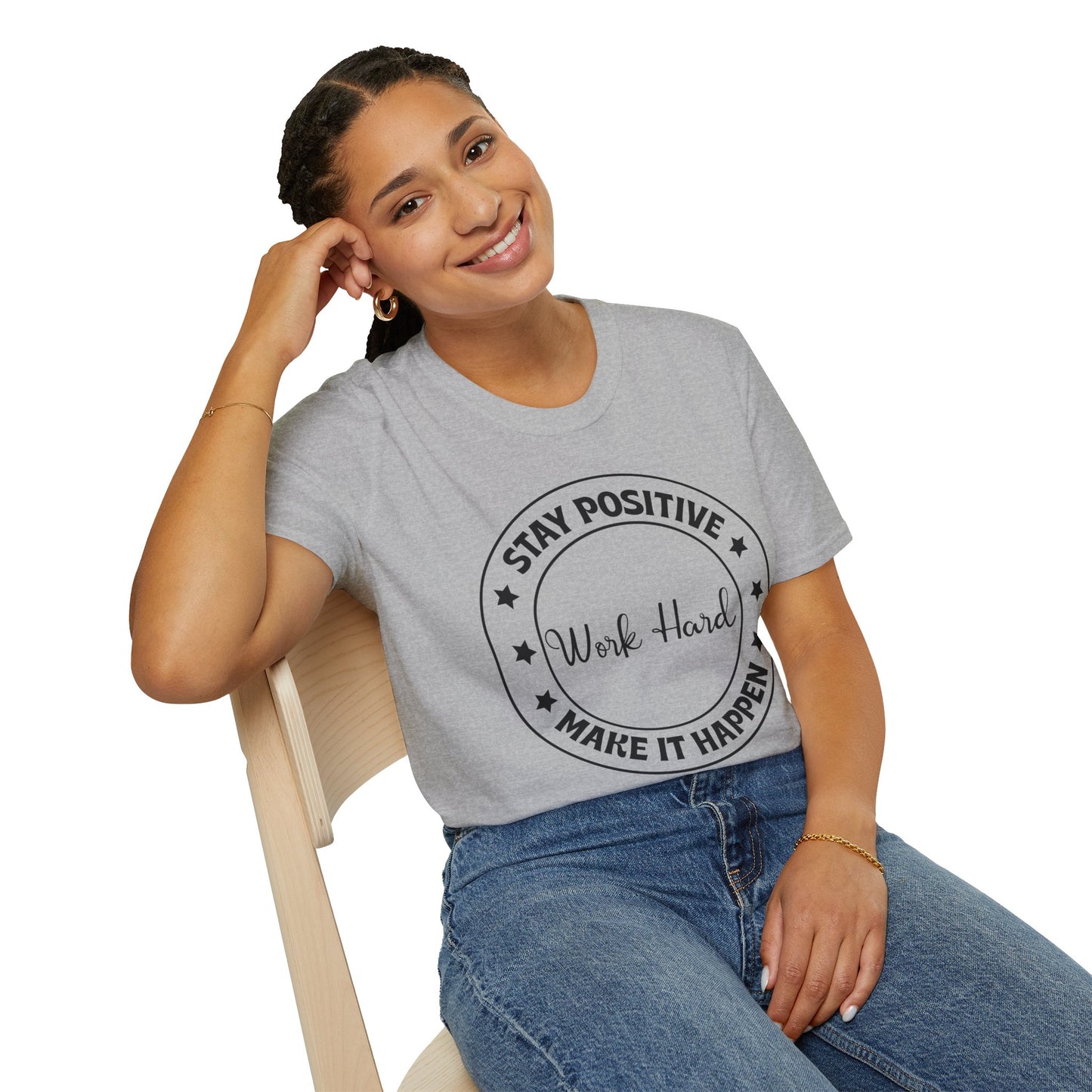 "'Work Hard" Softstyle T-Shirt