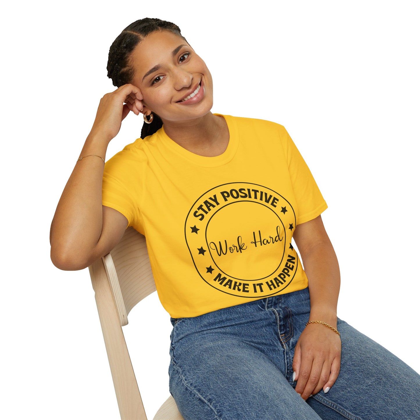 "'Work Hard" Softstyle T-Shirt