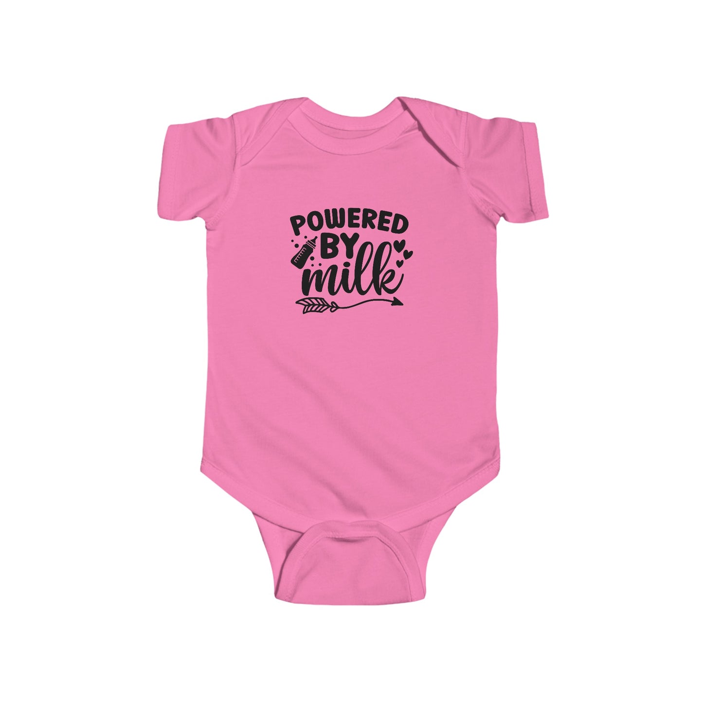 "Powered By Milk" Jersey Bodysuit