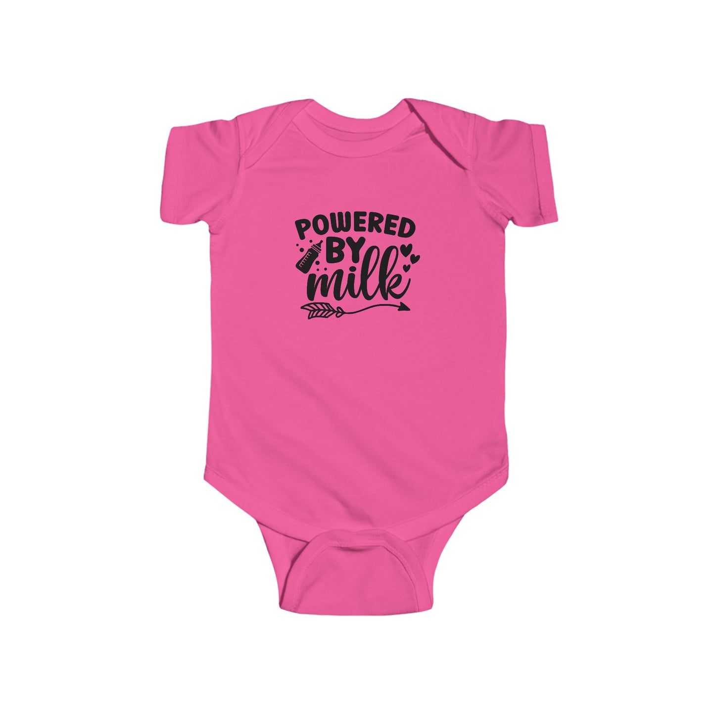 "Powered By Milk" Jersey Bodysuit