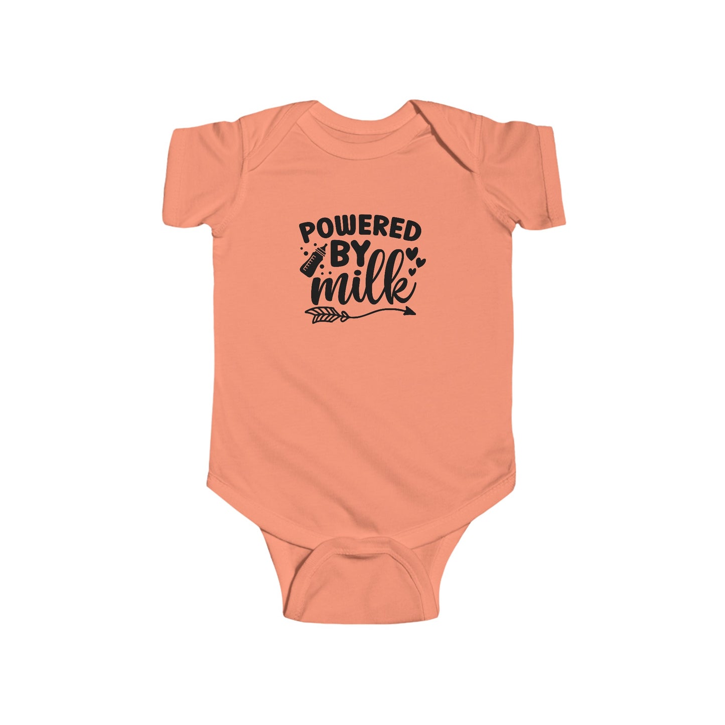 "Powered By Milk" Jersey Bodysuit