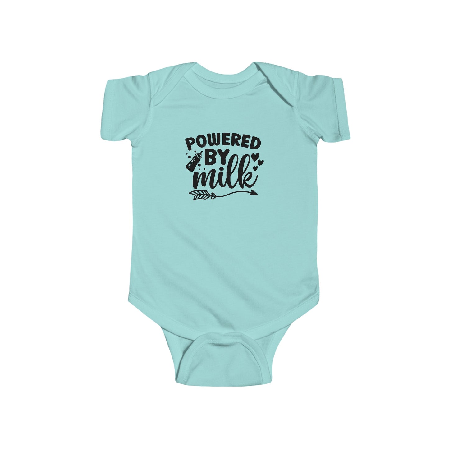 "Powered By Milk" Jersey Bodysuit