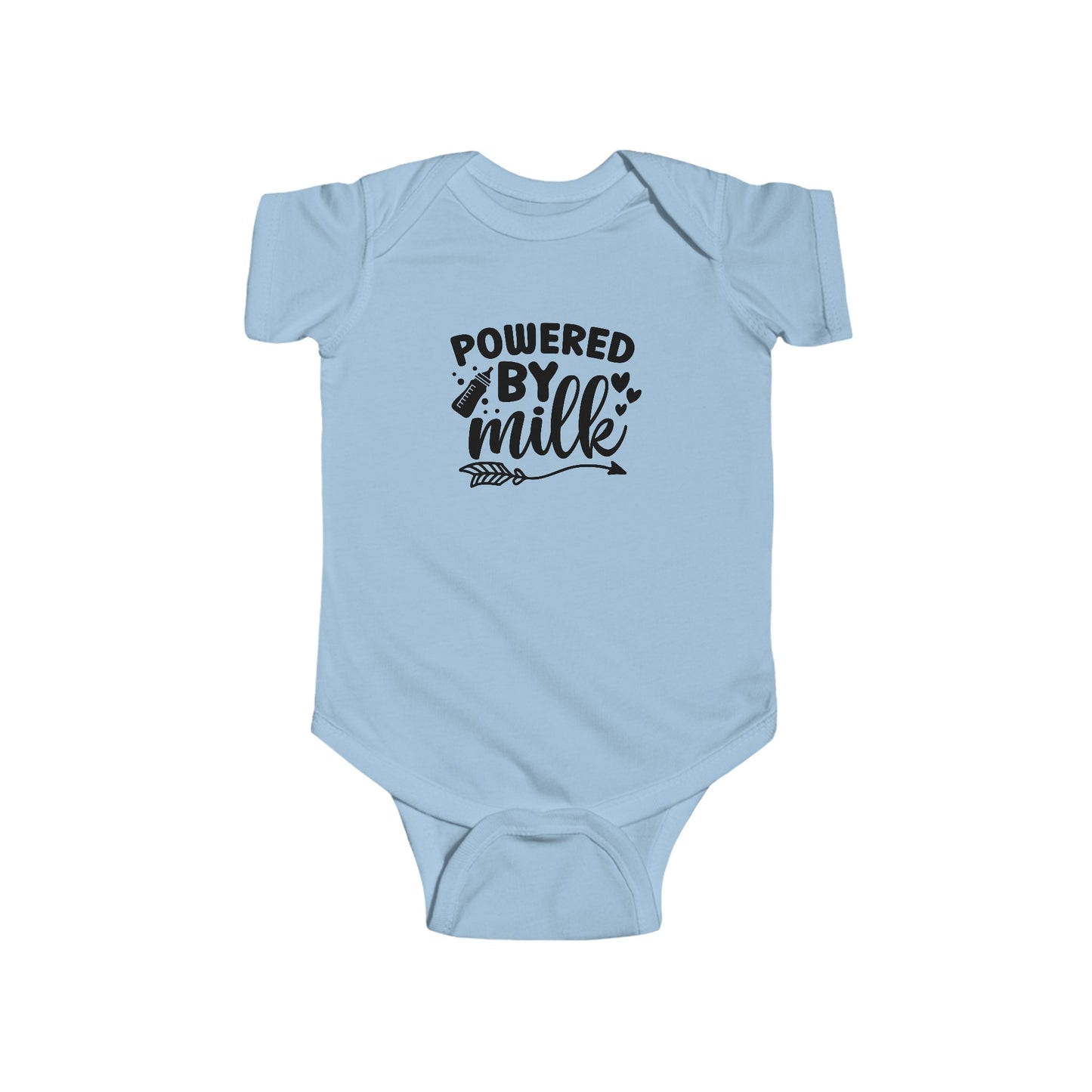 "Powered By Milk" Jersey Bodysuit