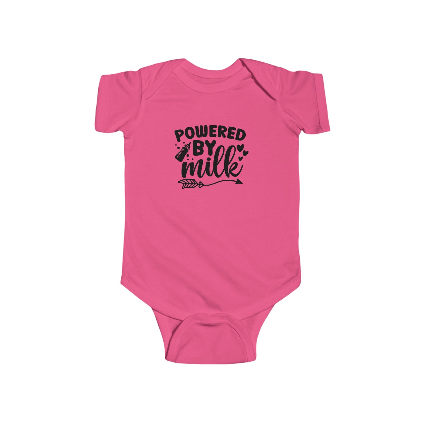 "Powered By Milk" Jersey Bodysuit