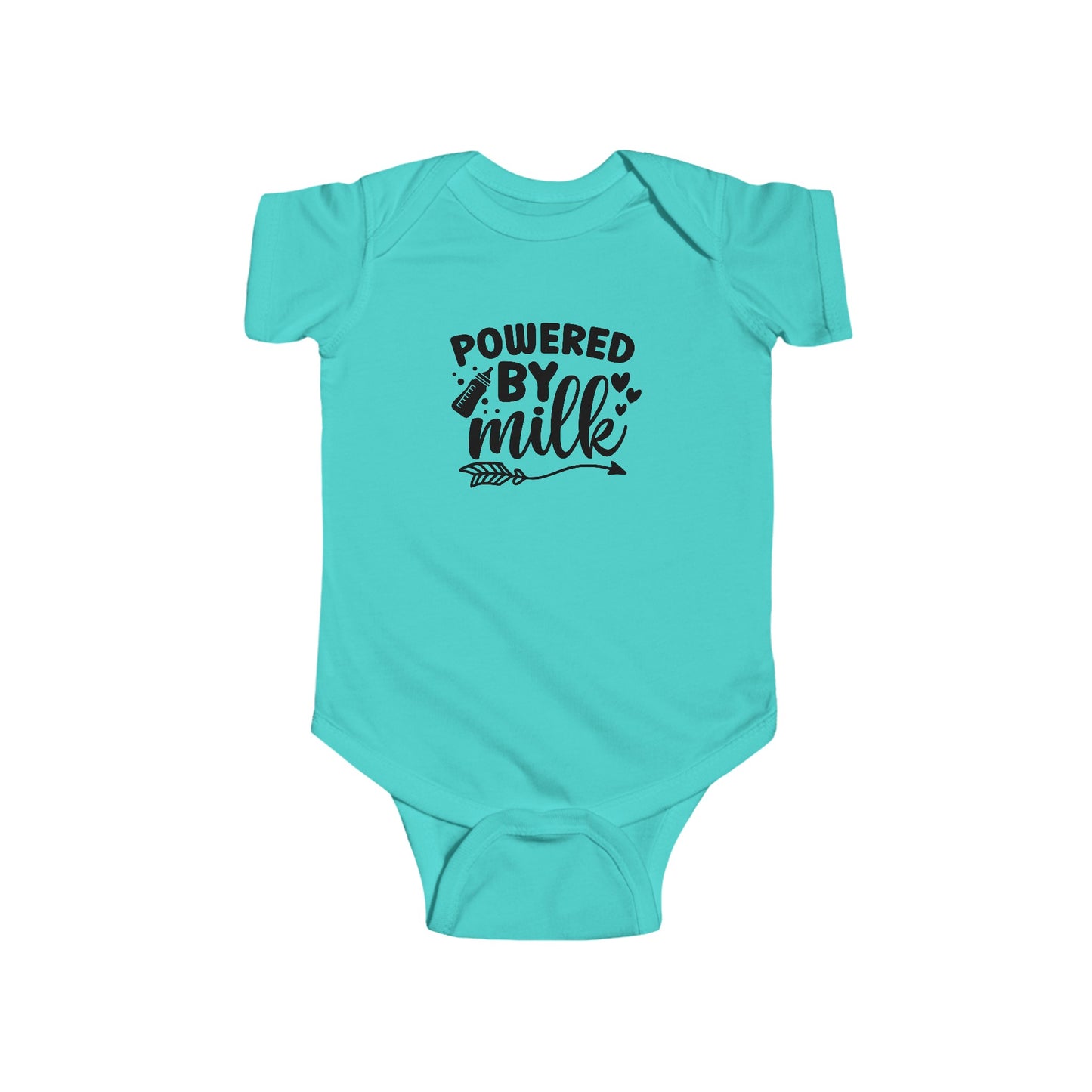 "Powered By Milk" Jersey Bodysuit