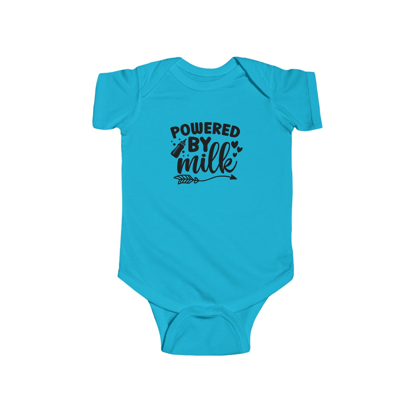 "Powered By Milk" Jersey Bodysuit