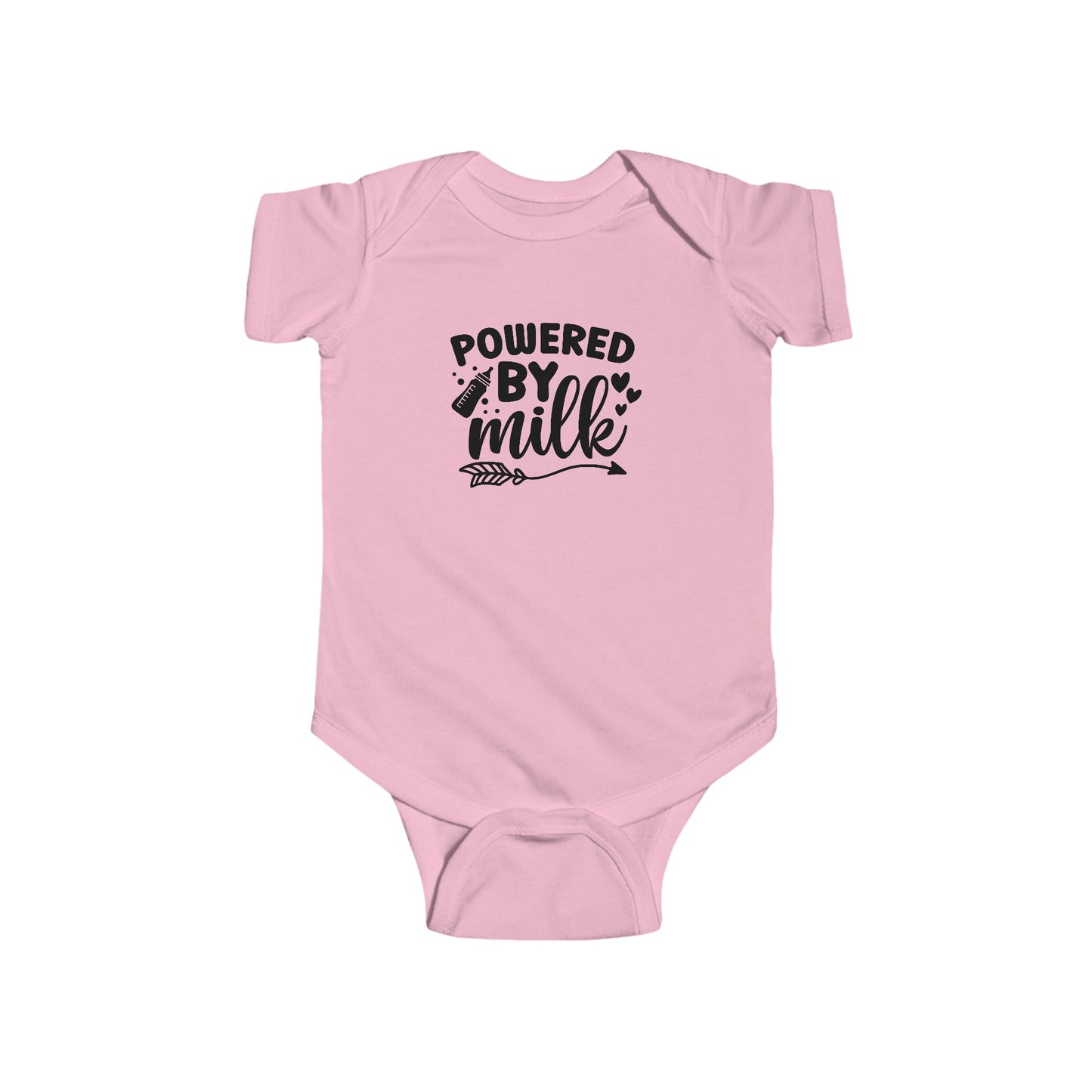 "Powered By Milk" Jersey Bodysuit