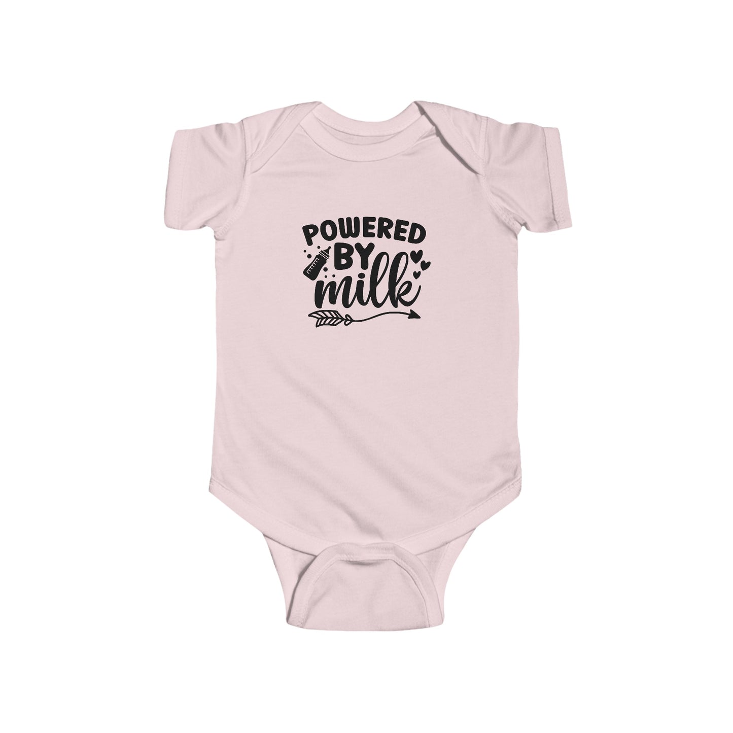 "Powered By Milk" Jersey Bodysuit
