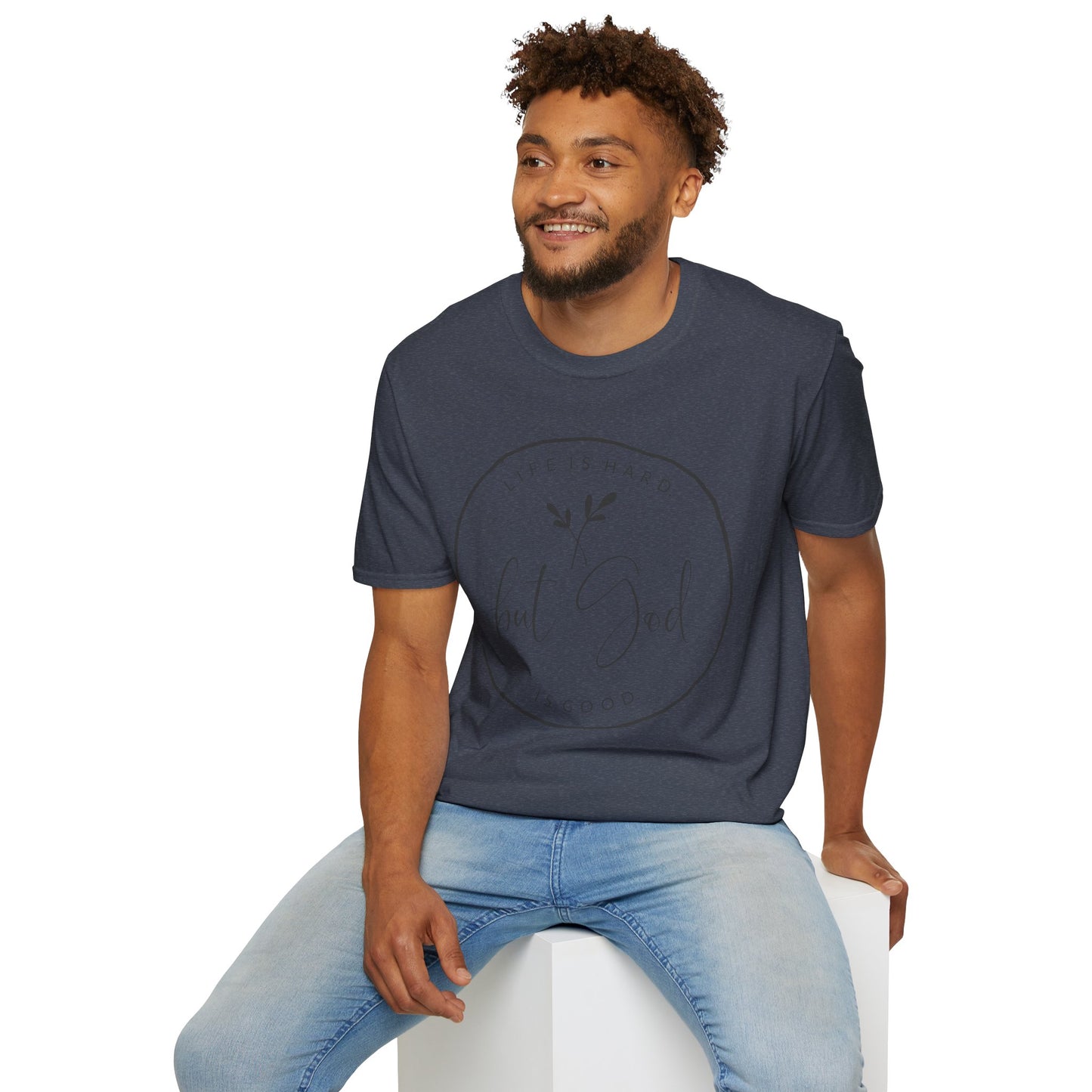 "But God" Softstyle T-Shirt
