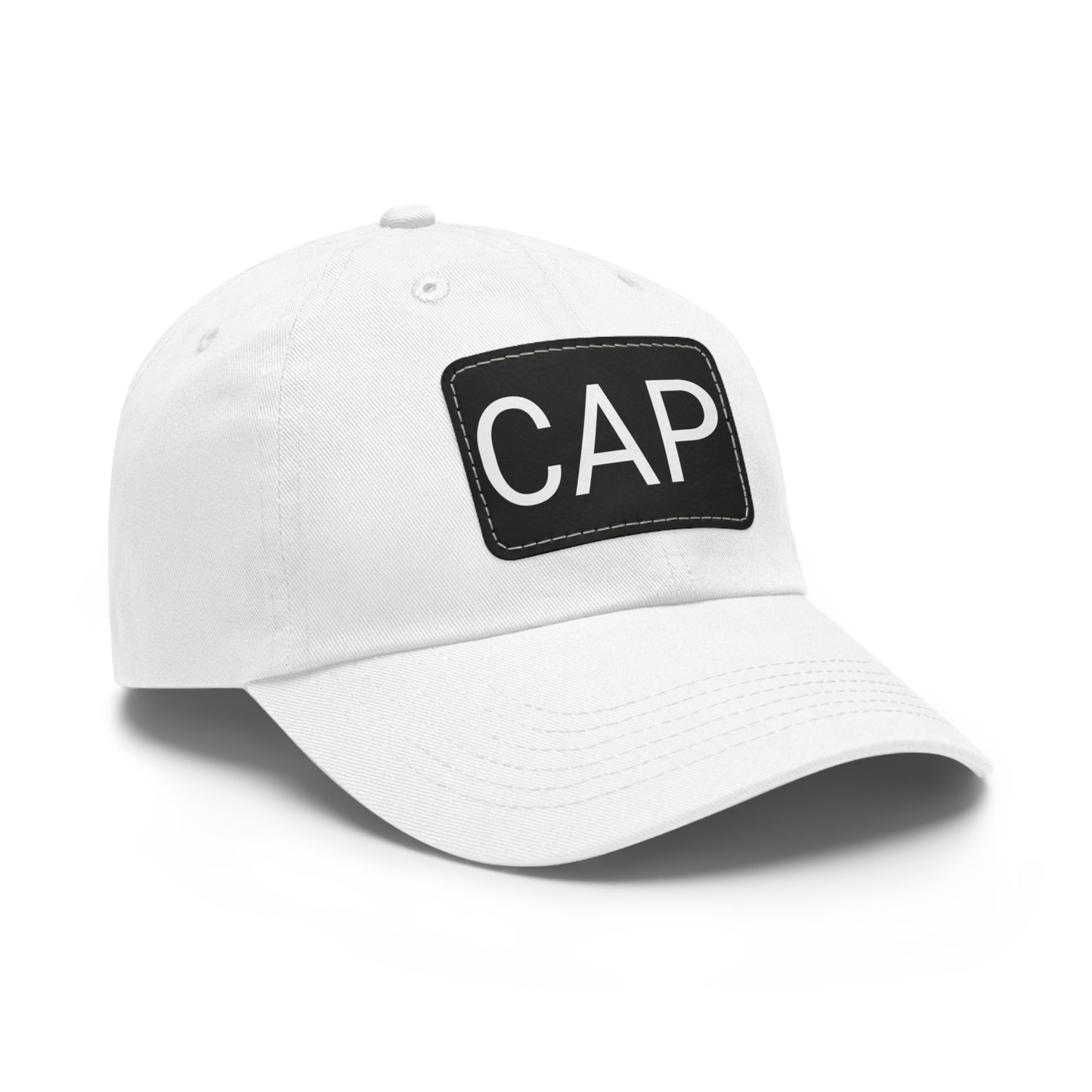 "CAP" Cap with Leather Patch