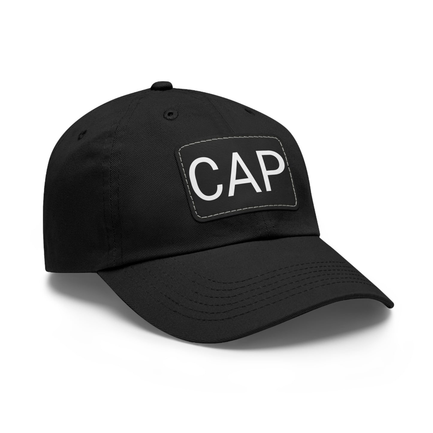 "CAP" Cap with Leather Patch