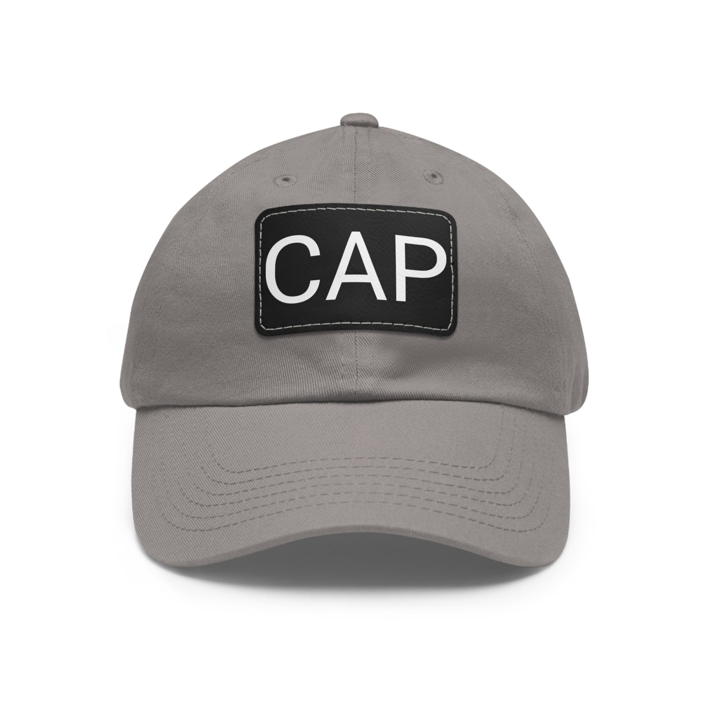 "CAP" Cap with Leather Patch