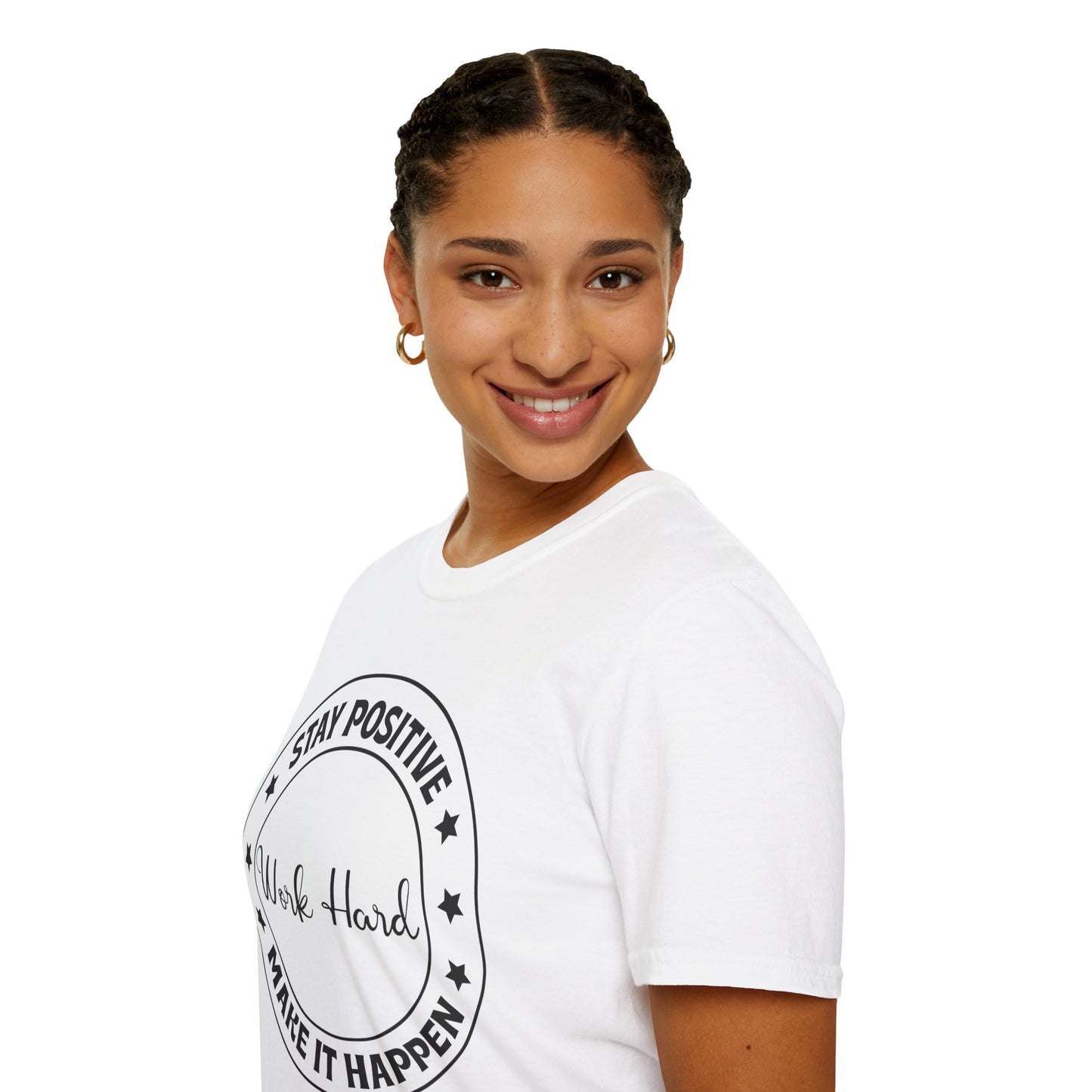 "'Work Hard" Softstyle T-Shirt