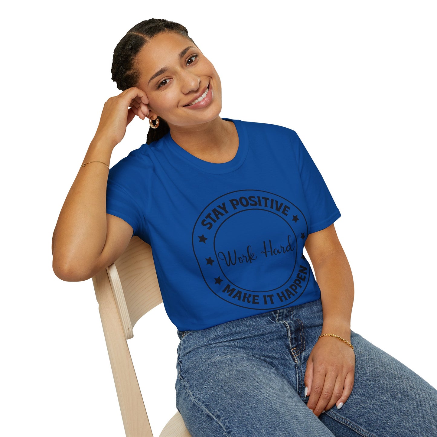 "'Work Hard" Softstyle T-Shirt