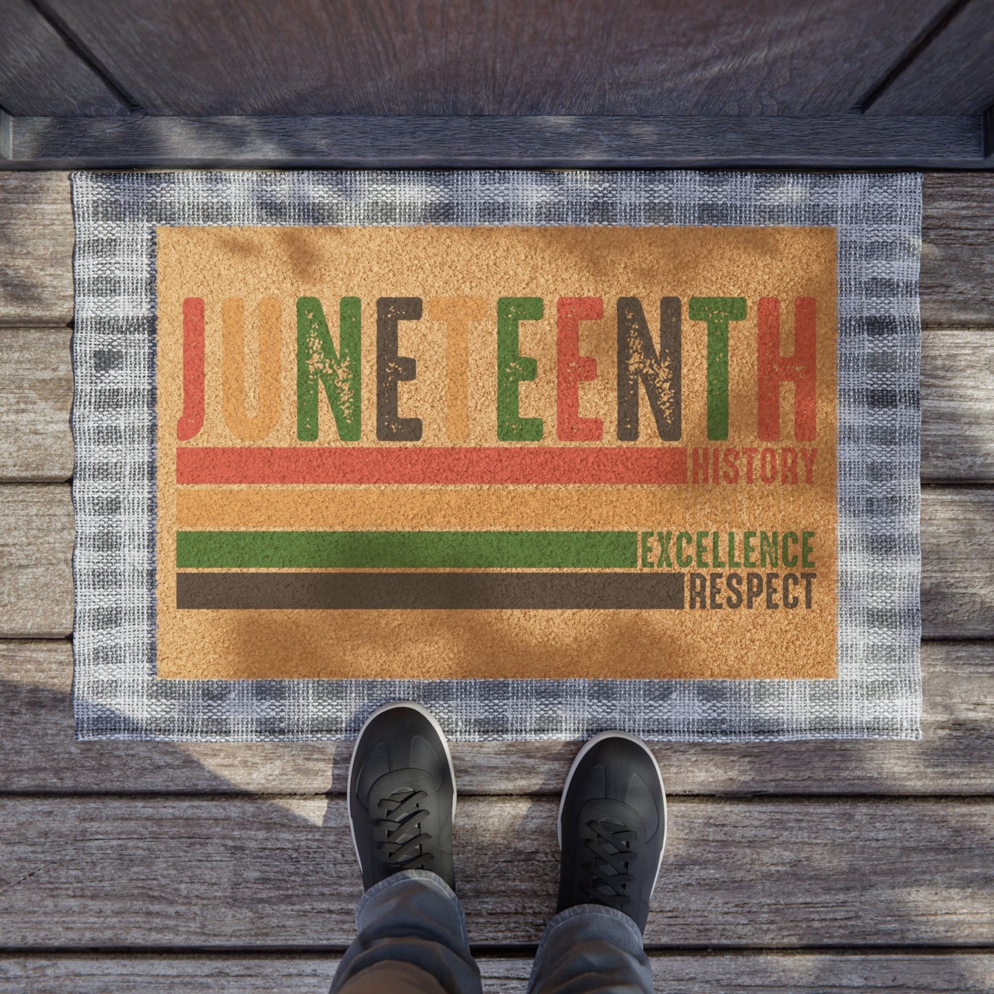 Juneteenth Doormat