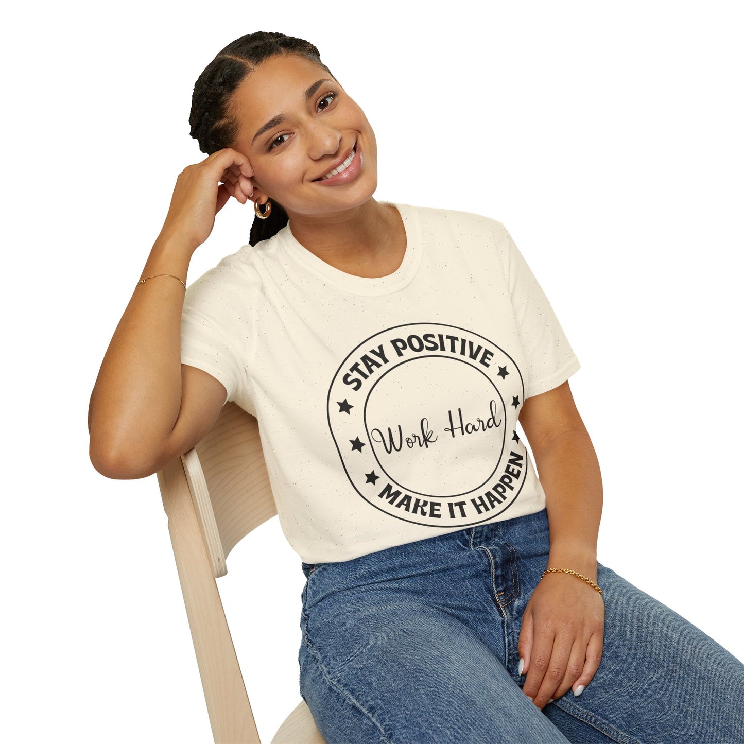 "'Work Hard" Softstyle T-Shirt