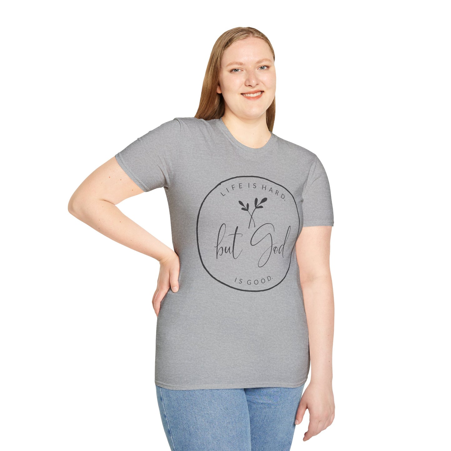 "But God" Softstyle T-Shirt