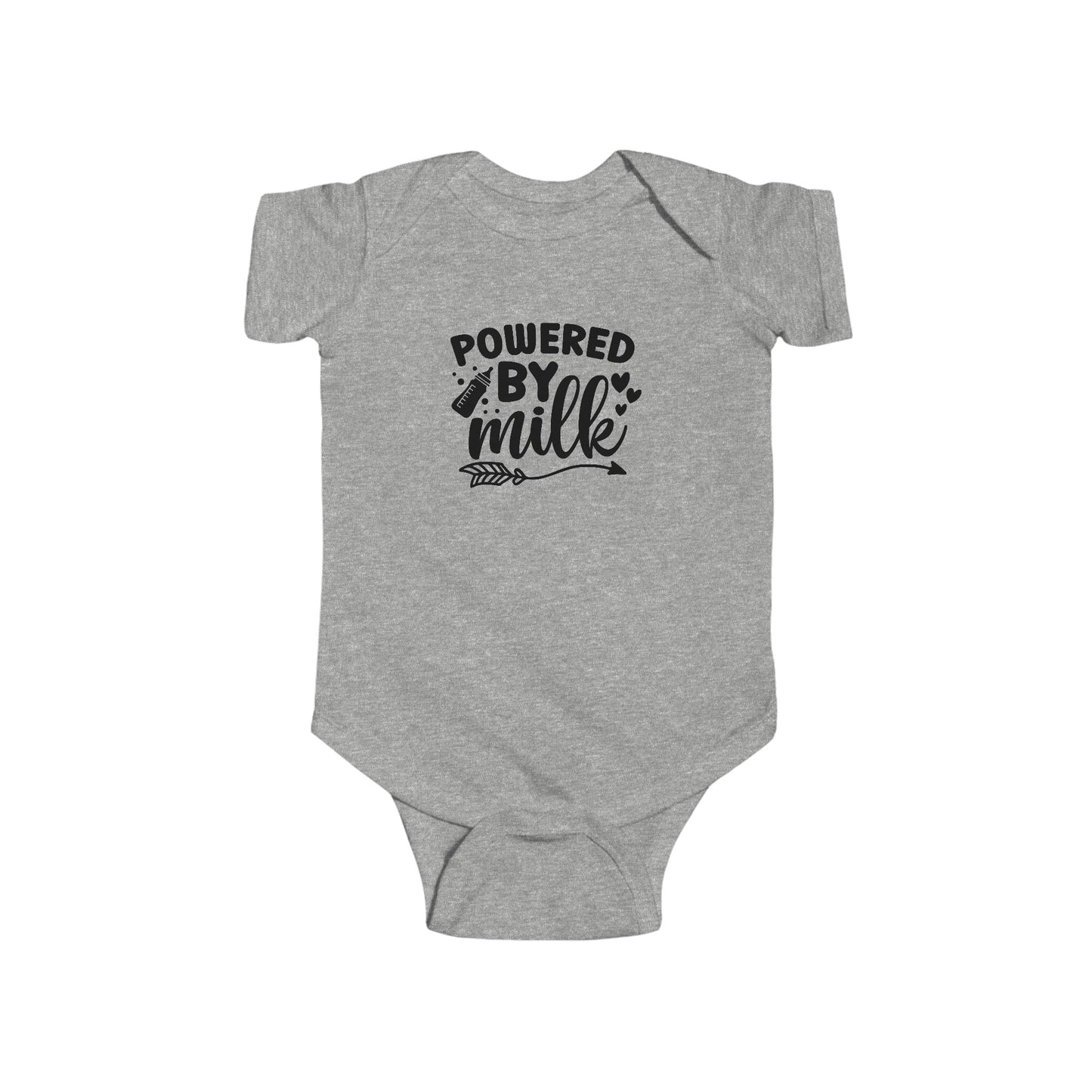 "Powered By Milk" Jersey Bodysuit