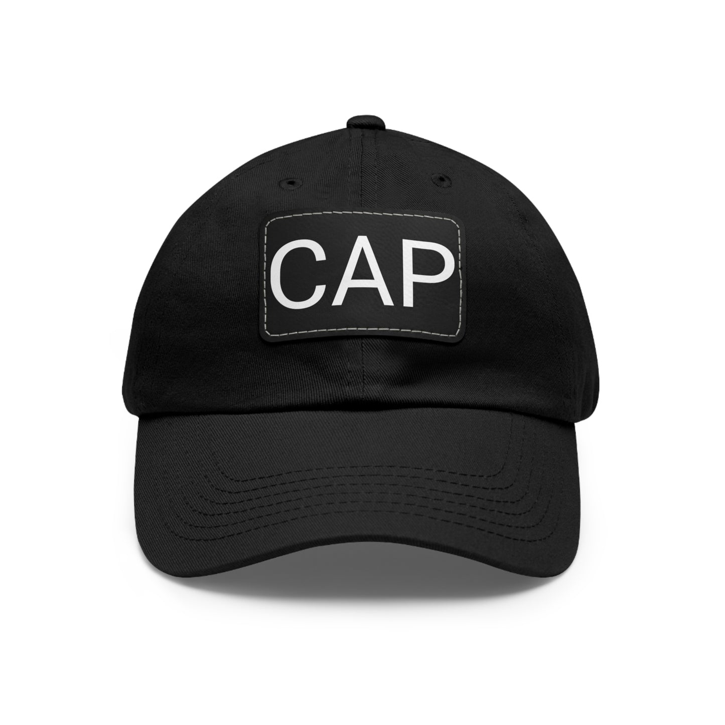 "CAP" Cap with Leather Patch